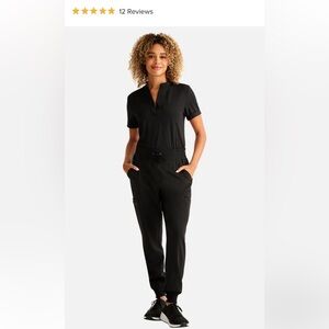 New Healing Hands Scrubs Women's Rhea Jogger Pant HH050 BLACK Size Small